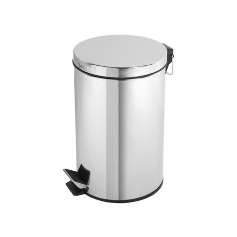 Papelera de baño de acero de 12l