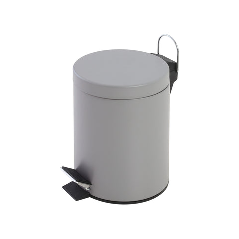 Papelera de baño de acero de 3l