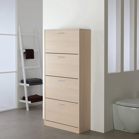 Zapatero de alerce con 4 compartimentos de 156cm