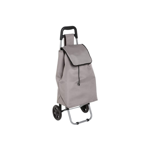 Carrellino Portaspesa Pieghevole Marrone 30l
