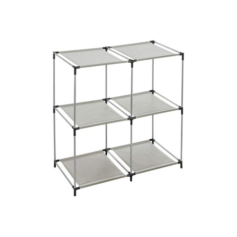 Estantería de metal con 4 compartimentos 68,5x34,5x70cm