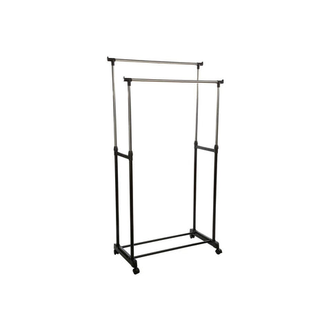 Perchero para ropa con ruedas  84 x42 x 96,5-170 cm