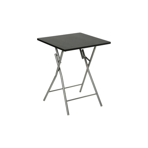 Mesa plegable de metal 60x60x75cm