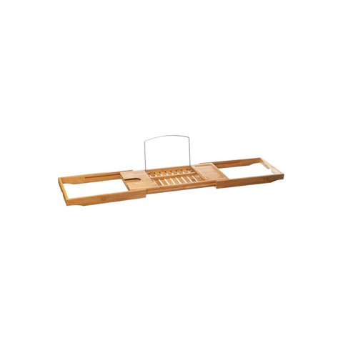 Bandeja extensible para bañera de bambú 70/105x22cm