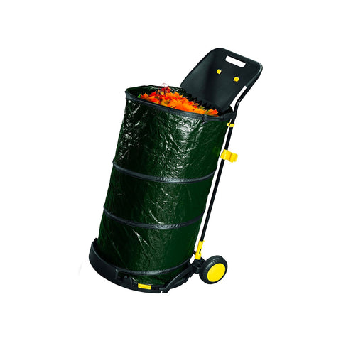 Carro recogedor de hojas con saco Pop Up de 150lt