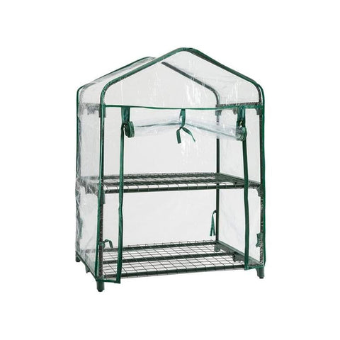 Invernadero de 2 niveles con cubierta de PVC 69x49x93cm