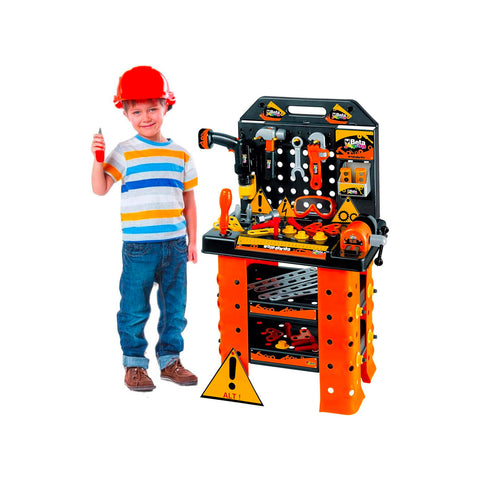 Banco de trabajo con 30 herramientas y accesorios, 75 cm de alto, Beta Junior