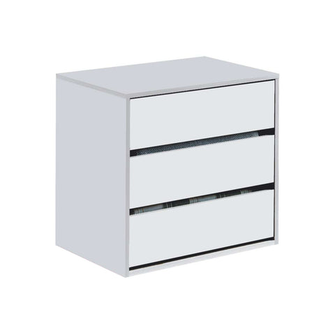 Cajonera de madera con 3 cajones 60x57x44cm
