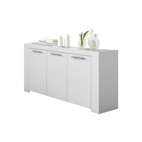 Mueble buffet A de 3 puertas blanco 144x42x80cm
