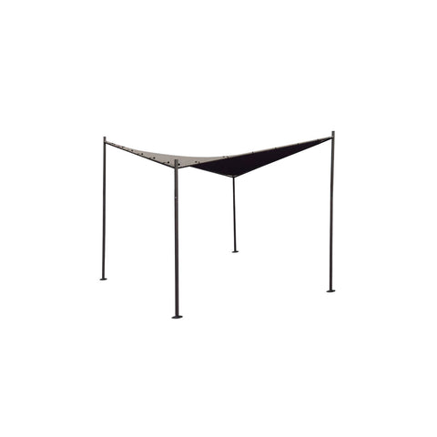 Pérgola de acero 3x3x2,7m