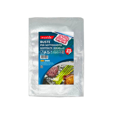 Bolsas de vacío, set de 25, 30x40cm, 0,27ml