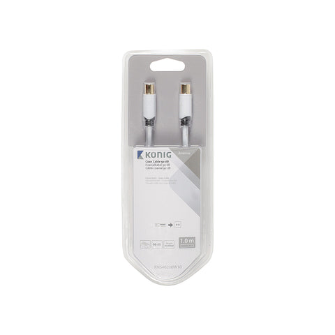 Cable coaxial macho - macho 1m