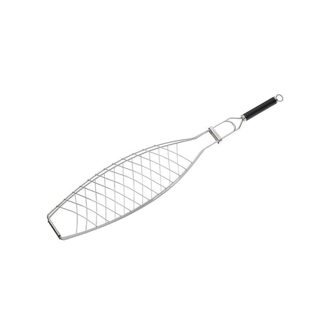 Pinza de acero para parrilla de barbacoa para pescado