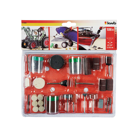 Set de 106 accesorios para amoladora