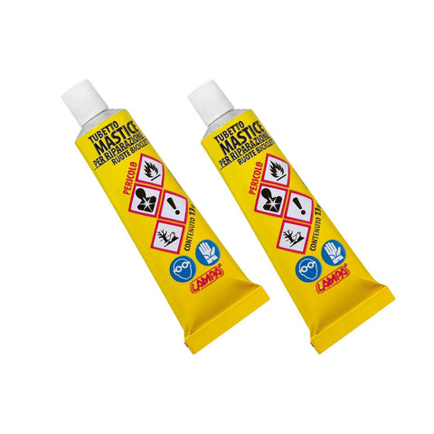 Set de 2 tubos de masilla para reparar ruedas de 13gr