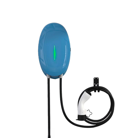 Estación de carga portátil para vehículos eléctricos con funda, 6-16a y 5m
