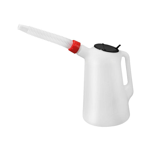 Trasvasador graduado con boquilla flexible para aceites y combustibles, 5l