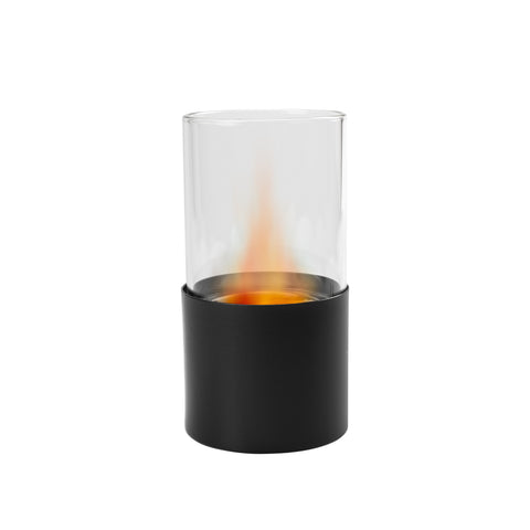 Chimenea de bioetanol de mesa Gea negra