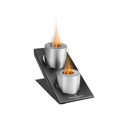 Chimenea de bioetanol de mesa Opi negra