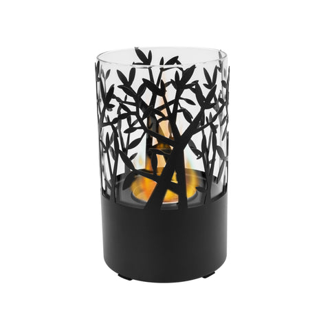 Chimenea de bioetanol de sobremesa Orfeo negra