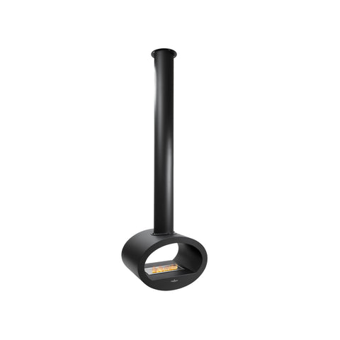 Chimenea de bioetanol de suelo Crono negra