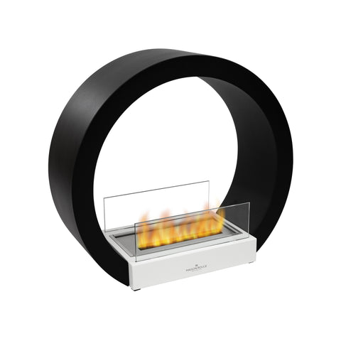 Chimenea de bioetanol de suelo Elio negra