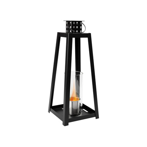 Chimenea de bioetanol de suelo Hércules negra
