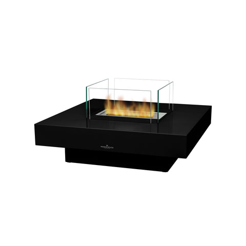Chimenea de bioetanol de suelo Nike negra