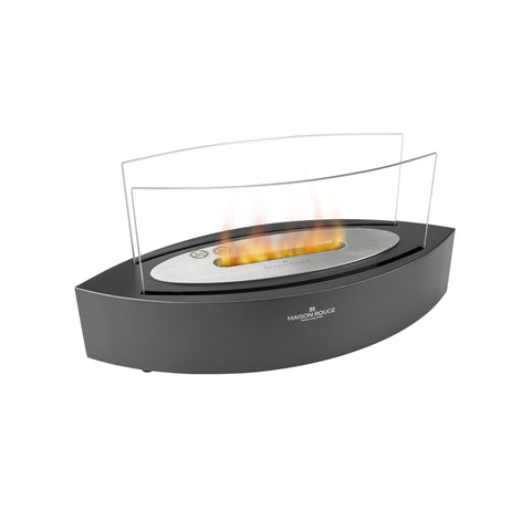 Chimenea de bioetanol de suelo/mesa negra