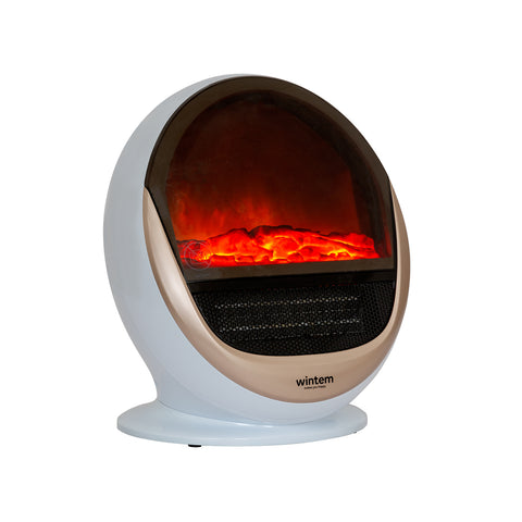 Estufa eléctrica con efecto chimenea 1500w