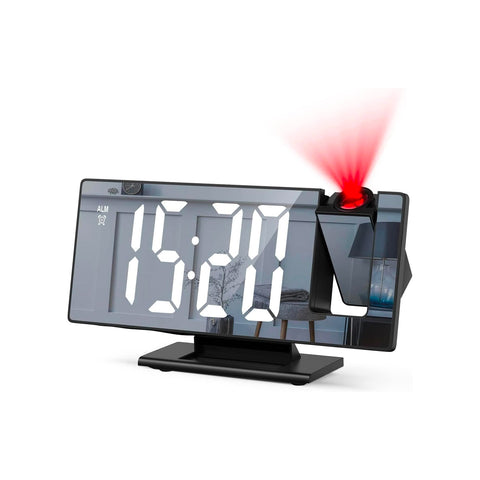 Reloj espejo LED de tonalidad mixta