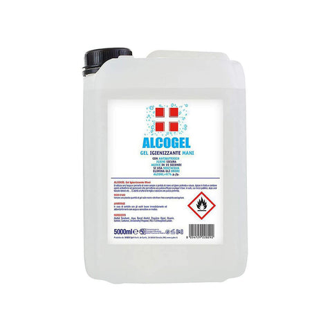 Garrafa de gel higienizante para manos 5l