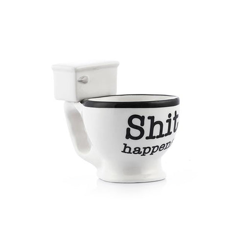 Taza con forma de inodoro 16x12cm