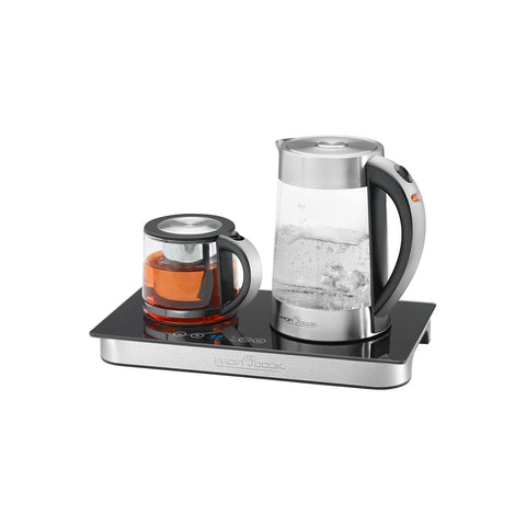 Placa para té y café con hervidor 3 en 1