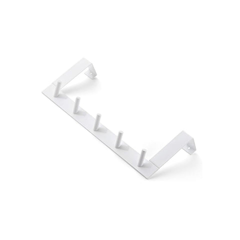 Perchero de 5 ganchos para puerta y armario 36x12,5x4cm