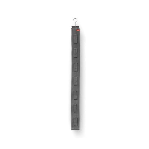 Colgador para puerta y armario para bolsos con 7 ganchos de velcro 95x7,5cm