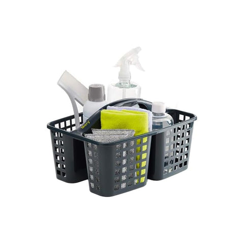 Organizador de plástico para debajo del fregadero con 3 compartimentos 23,3x31x19cm