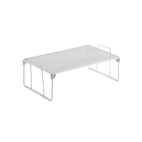 Estante organizador apilable de 2 niveles de acero 41x25,5x15cm
