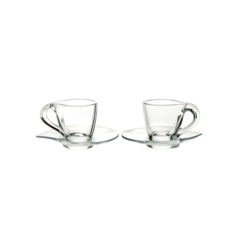 Set de 6 tazas de café con platillo