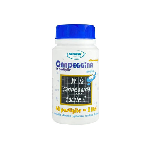 Set de 40 pastillas de lejía neutra