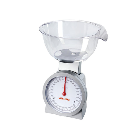 Báscula de cocina mecánica con bol