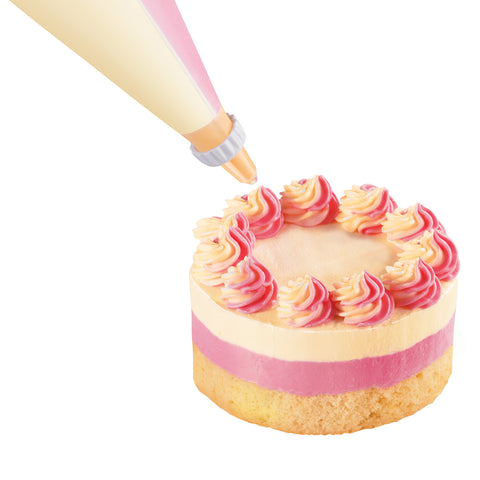 Manga pastelera doble antiadherente de 35 cm