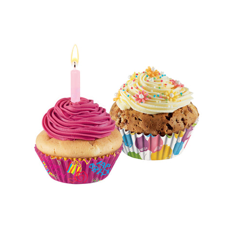 Set de 60 cápsulas para fiestas de 6 cm