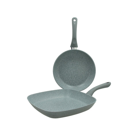 Set de sartén y plancha 224 cm y 28x28 cm