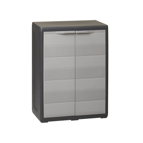 Mueble bajo Elegance negro/gris topo