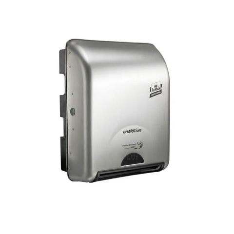 Dispensador automático de toallas de papel cromado