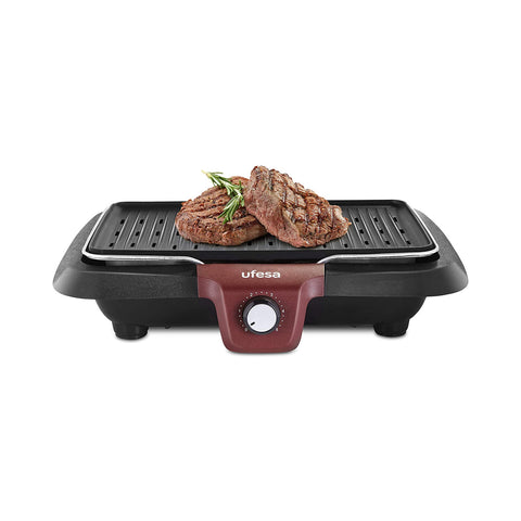 immagine-1-ufesa-bistecchiera-elettrica-e-piastra-38x25cm-2000w-ean-8422160046247