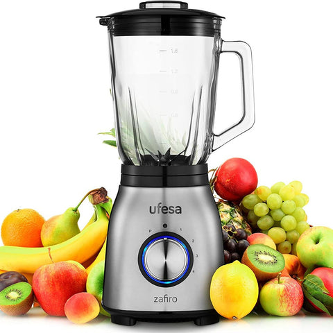 Batidora de acero con jarra de 1,5l 1000w