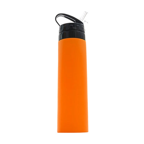 Botella de silicona para deportistas Hydralyne 550ml naranja