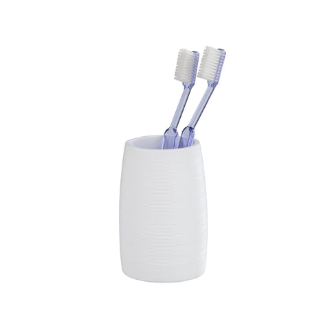 Vaso portacepillos de dientes Goa blanco